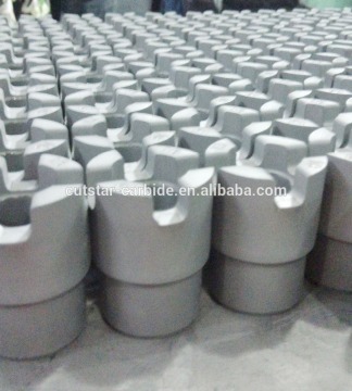 Tungsten carbide drill bit nozzle