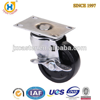 Medium Duty Swivel locking Caster with Brake and 60kg Loading Capacity