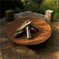 Corten Steel Barbecue Firewood Heater Fire Pit