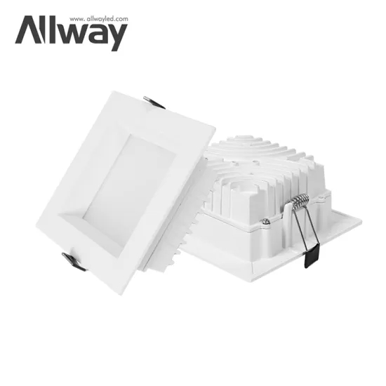 ALLWAY Commercial Down Light: Anti-Glare, Die-Casting Aluminum, Recessed Mounted LED Downlight