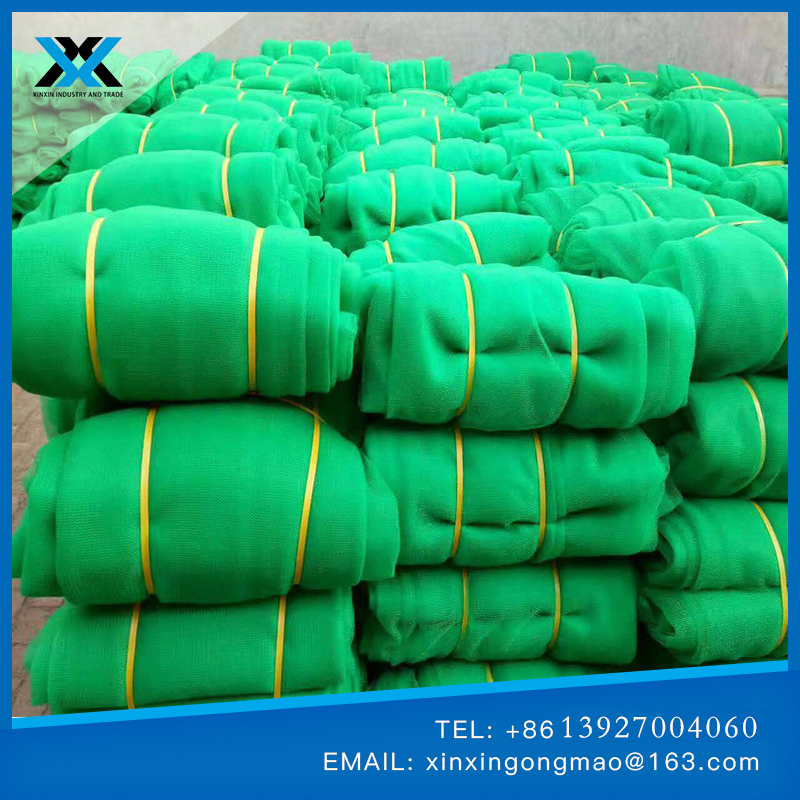 110gsm black and green construction safety net