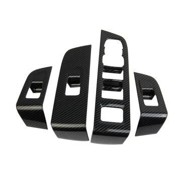 Carbon Fiber Interior Accessories for Chevrolet Tahoe 2021-2022 Window Lift Switch Panel Covers