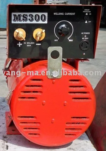 300A water cooled diesel engine power welding generator
