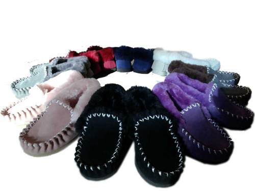 Australian genuine 100% wool sheepskin handmade slipper