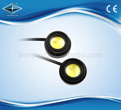 High Power Eagle Eyes Black Aluminum 1.5W Led Car Lights