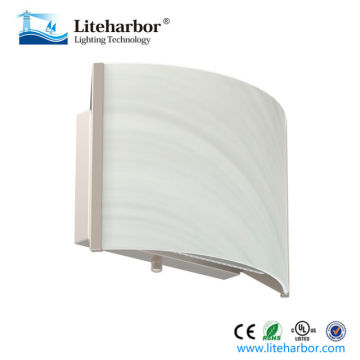 250 watts max acceptable Satin Nickel Wall Sconce Light
