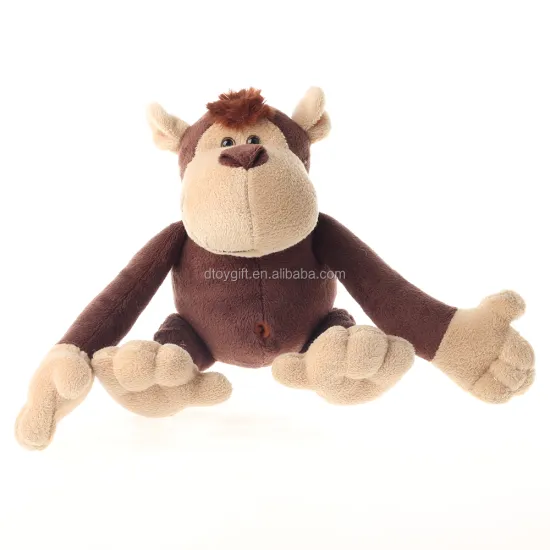 Plush Brown Long Arm Monkey Cuddle Toy