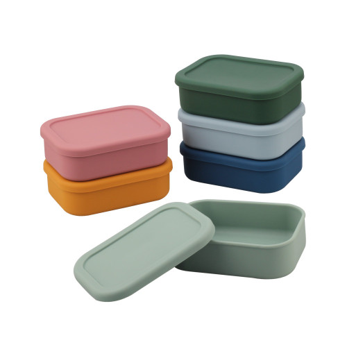 Silicone customized color lunch box set