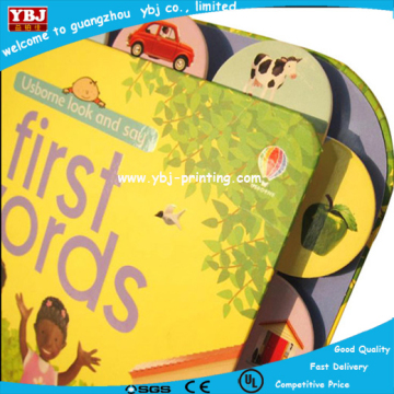 Card board full colour book printing and publishing of children books