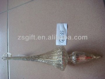 fulgurant glass antique icecle christmas tree decor