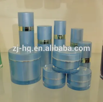Y10 blue cosmetic plastic jars cosmetic cream jar