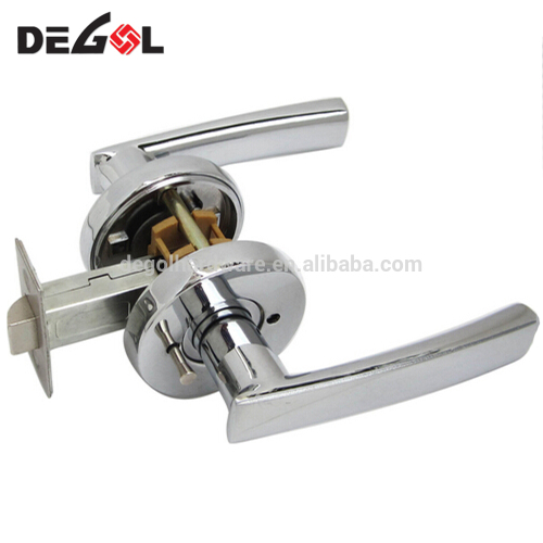 Aleación de zinc de doble manija sin llave puerta de la manija de la puerta del baño partes