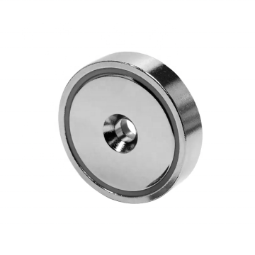 Customized Round Base Heavy Duty Countersunk Hole Neodymium Pot/Cup Magnets