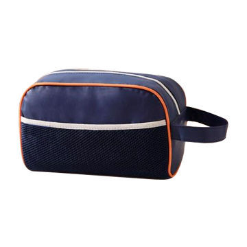Toiletry bag, made of 600D polyester, available in various color, pattern and design