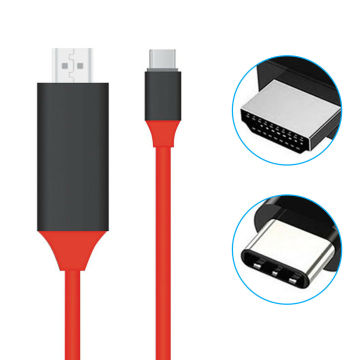 Cable 4K HD 2m: cable Cable 2.0 compatible con HDMI de alta velocidad a HDMI para HDTV y proyector