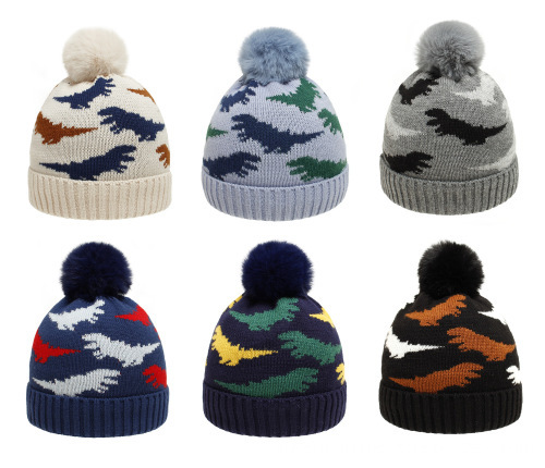 Women ribbed knit satin lined beanie hats