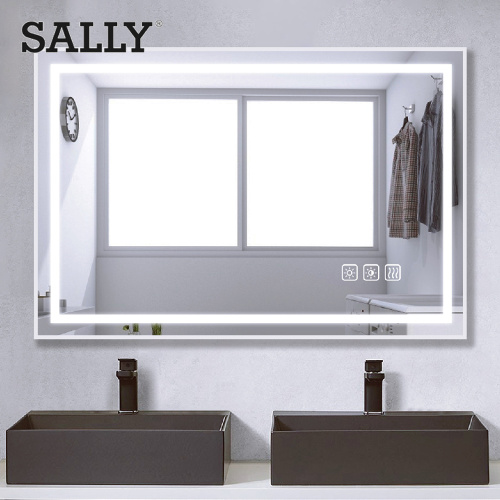 SALLY Furniture LED Waterproof Anti-Fog Rectangular Mirror