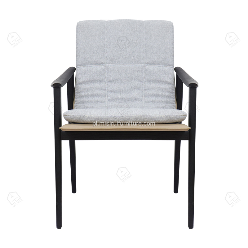 Fynn z podłokietnikiem nowoczesne wygodne krzesła do jadalni