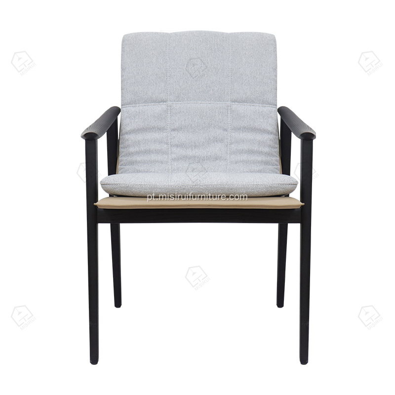 Fynn com braço moderno de cadeiras de jantar confortáveis