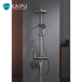 Exposed Round Thermostatic Shower Faucet Set