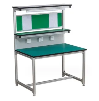 Self-Assembling Tables Workstation for Mobile Phone Manufacturing: Stainless Steel Overhead Conveyor Chain Design