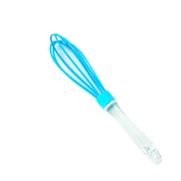 new clear plastic handle manual balloon whisk