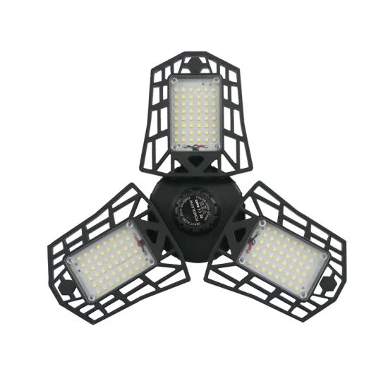New garage ceiling light 60w deformable led garage light with 3 adjustable panels