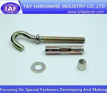 Brass Small Oval m5 m4 din 444 EYE Bolts, concrete eye bolts anchors, Grade 4.6 J hook bolts