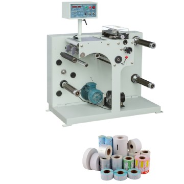 PVC 라벨 커터 슬리터 Rewinder : 자동 자체 접착 용지 스티커 롤 처리기