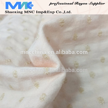 Hight Quality super poly rayon lurex fabric