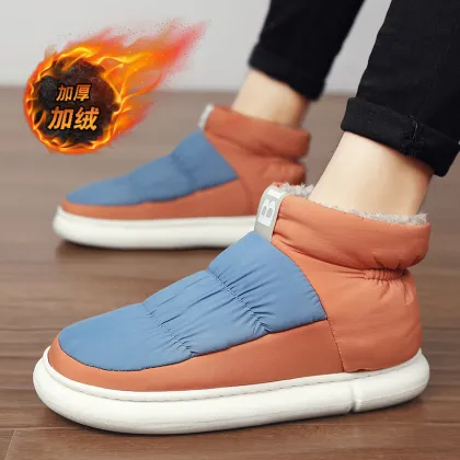 plush boots ankle boots winter