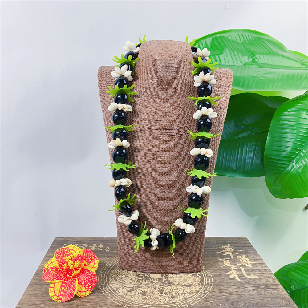 Kn Jn052 Kukui Nut Necklace