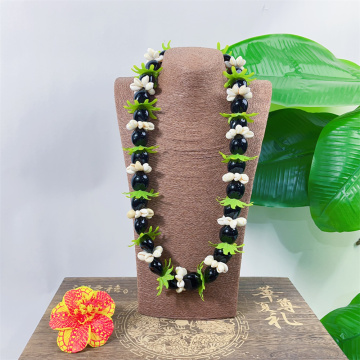 Design unique kukui puka shell kukui lei