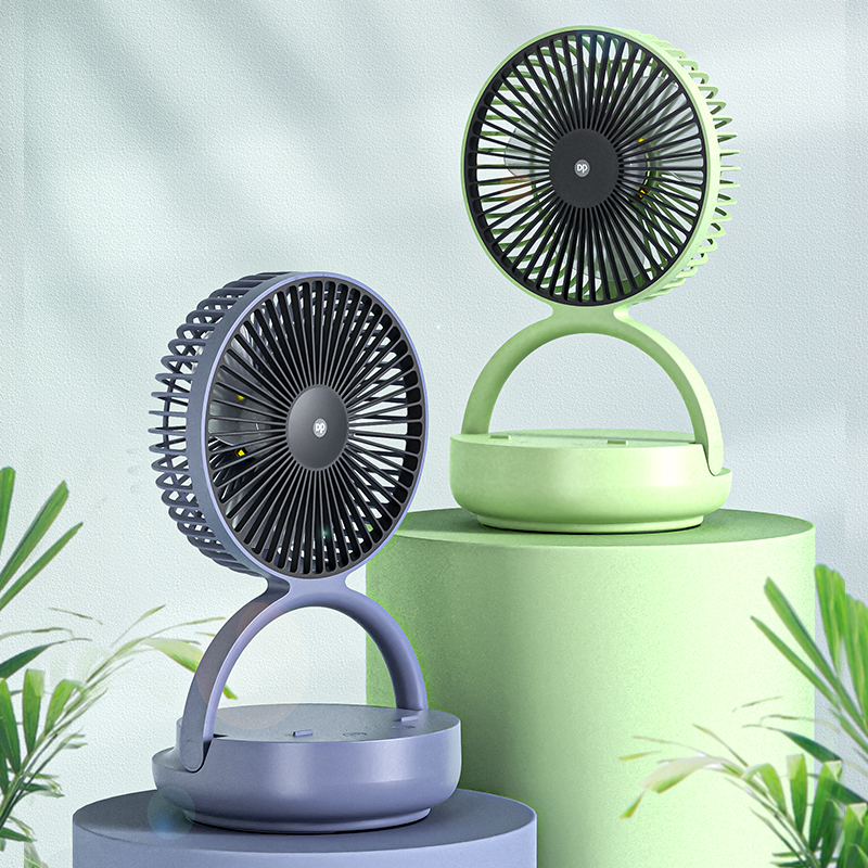 Rotating Folding Portable Mini Table Desk Rechargeable Fans