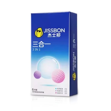 Condom series JSB 3-in-1 6 pieces
