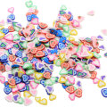 Wholesale 6mm Mixture Heart Slices Polymer Hot Clay Sprinkles for DIY Craft Scrapbooking Phone Nail Art Decorations