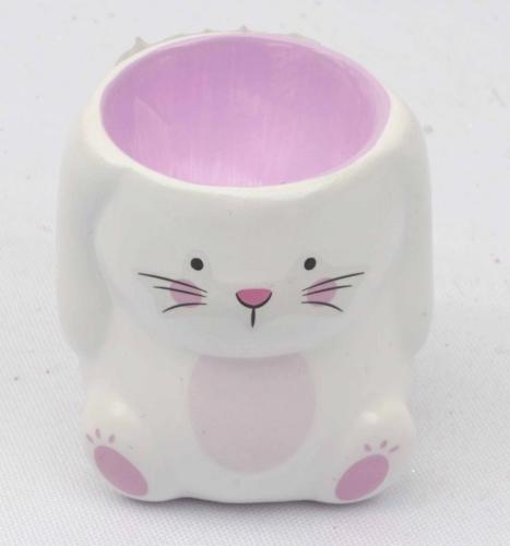 Cartoon White Rabbit Candlestick