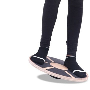 Non-Slip Exercise Stability Wooden Wobble Balance Board for Core Trainer: Perfect Fitness Tool for Adults and Children