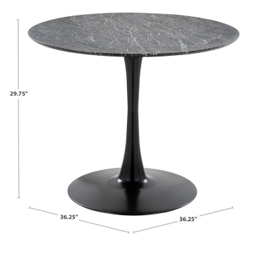 Tables de restauration en faux marbre et rétro moderne: un mélange élégant pour les restaurants