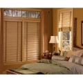 Solid Wooden Strips Pine Venetain Blinds Sunscreen Internal