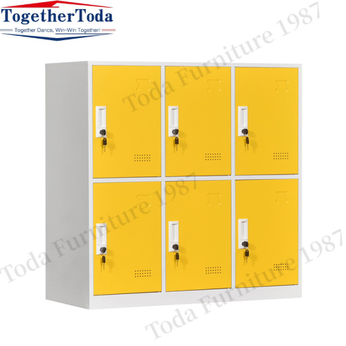 6 metal lockers for school classrooms and kindergartens