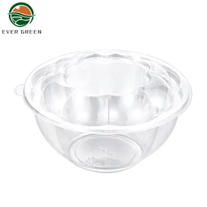 32oz Salad To-go Containers Clear Plastic Salad Bowls