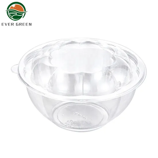 Plastic Serving Disposable Salad Togo Containers Bowls