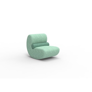 Contemporary Furniture Reclining Small Armchair Single Sofa Couch Leisure Chair Office Room