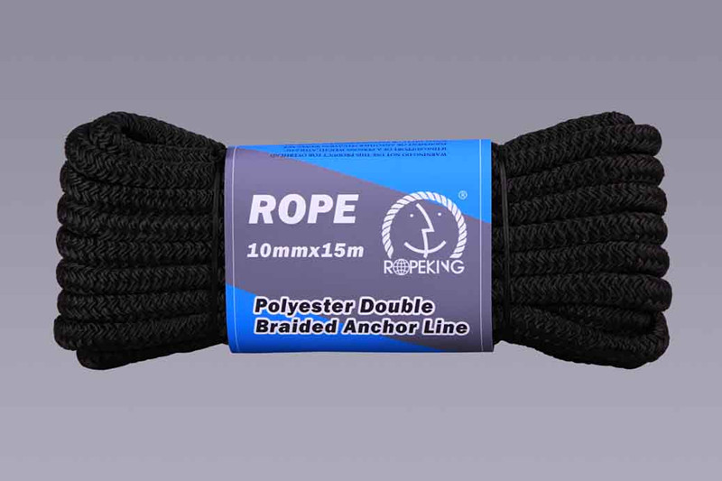 Polyester double braid rope