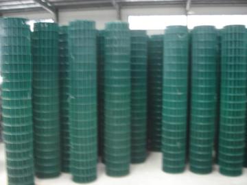 Malha de fio soldado com revestimento de PVC