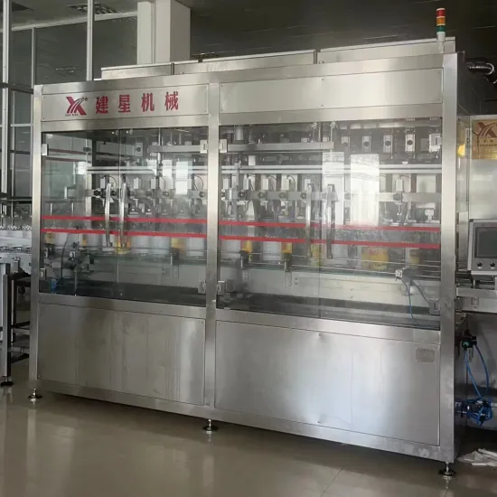 Automatic 4-Nozzle Vegetable Oil Filling Machine for Glass Bottles