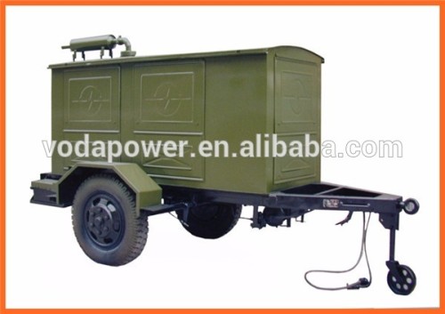 movable diesel generator with two or four wheels