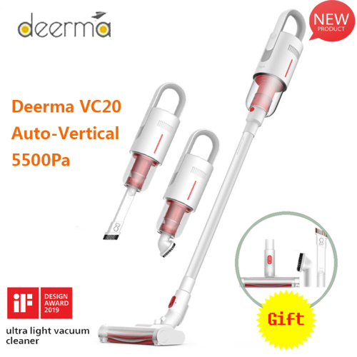 2020 New Deerma VC20 Plus 8000Pa Handheld Cordless Vacuum Cleaner Auto-Vertical Stick Aspirator Vacuum Cleaners For Home Car