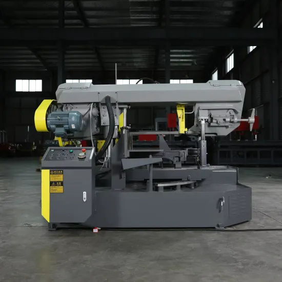 Factory Price ANISHICNC HX-33/50S Semi-Automatic Angle Cutting Metal Band Saw Machine: High-Quality Rotating Band Saw for Metal Processing